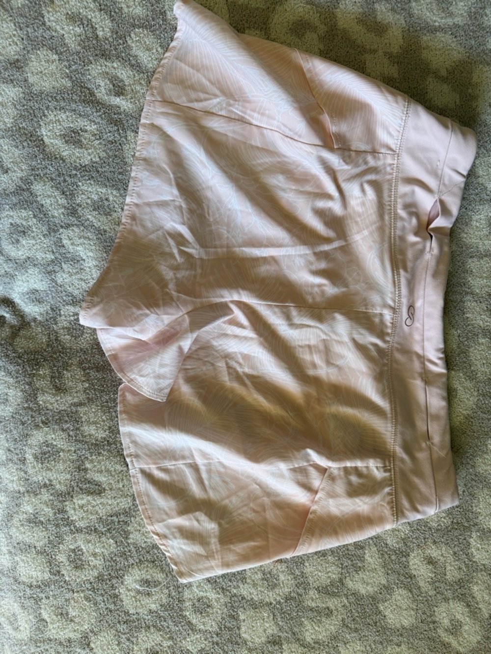 CALIA by Carrie Underwood Pale Pink Activewear Shorts - Picture 3 of 3